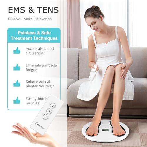 Foot Massager for Neuropathy Pain Relief - TENS + EMS Dual Pulse Tech - Like New
