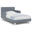 DELTA CHILDREN GAP GAPKIDS TODDLER BED GREENGUARD GOLD SIZE: FULL - GREY/WHITE - Like New