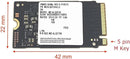 SAMSUNG PM991 512GB SSD M.2 2242 42MM NVME PCIE - BLACK - Like New