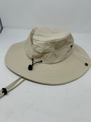 FURTALK SUN HATS FOR WOMEN UV PROTECTION WIDE BRIM PONYTAIL HIKING HAT - BEIGE - Like New