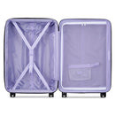 FLORENCE BY MILLS CATCH FLIGHTS HARDSIDE EXPANDABLE LUGGAGE PURPLE 24 INCH - Brand New
