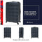 Ben Sherman Nottingham Lightweight Hardside 4-Wheel Spinner Travel Luggage - Like New