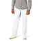 Dockers Men Fit Signature Khaki Lux Cotton Stretch Pants W34/L32 PAPER WHITE - Brand New