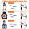 MAYSIDA BOW AND ARROW SET KIDS LIGHT UP ARCHERY 20 SUCTION CUP ARROWS - WHITE - Like New