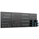 True & Tidy 128pc Pegboard Wall Organizer Set 4pcs 24"x16" Panels - Black - Like New
