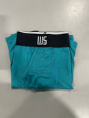 WARRIORS & SCHOLARS BOXER BRIEFS - SIZE: MEN M - CYAN - Like New