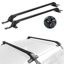 iMounTEK 2-Pieces 110cm/43" Car Roof Rack Cross Bar w/Anti-Theft Lock - Black - Brand New