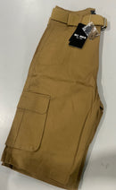 BLU ROCK NEW YORK 10" INSEAM CARGO POCKET W/BELT INCLUDED, SIZE: MEN 30 - TIMBER - Brand New