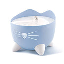 Catit PIXI Drinking Fountain Cat Water Fountain Triple Filter Ergonomic - BLUE - Like New