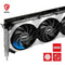 MSI GeForce RTX 4070 Ti Ventus 3X 12G OC Graphics Card V513-001R - BLACK/SILVER Like New