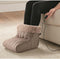 Shavel Micro Flannel Heated Foot Warmer One Size FW-005 - HAZELNUT Like New