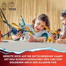 LEGO 71796 NINJAGO THE ELEMENTAL DRAGON AGAINST EMPRESS' ROBOT - MULTI - Like New