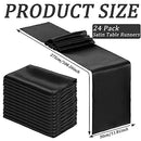 Bencailor 24 Pcs Satin Table Runner Bulk 12 x 108 Inches Long Table Runners - Like New