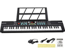 Kids Keyboard Piano 61 Keys, Gift for Boys Girls [Black] - B08RHKCHKQ - Brand New