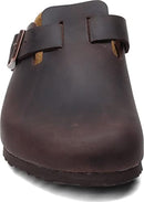 BIRKENSTOCK UNISEX BOSTON SUEDE CLOGS - SIZE M9/W11/AU/UK M8 (EU M42) - HABANA - Like New