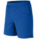 JUMP START MEN'S 2 IN 1 STRETCH GYM RUNNING SHORTS - SIZE: MEN M - ROYAL - Like New