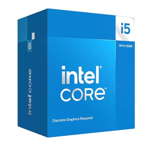 INTEL CORE I5-14400F DESKTOP 10 CORES I5-14400F - BLACK/BLUE - Like New