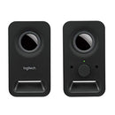 LOGITECH Z150 MULTIMEDIA SPEAKERS Z150 WITH STEREO SOUND - BLACK - Like New
