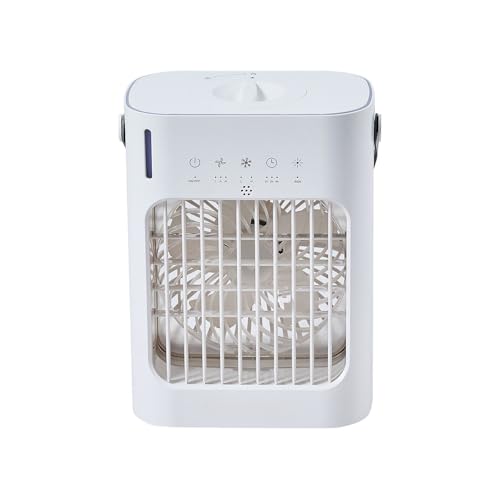 YBCHFGA PORTABLE AIR CONDITIONER 4-IN-1 EVAPORATIVE AIR COOLED WATER TANK WHITE - Like New
