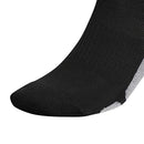 BA1966 Adidas Unisex The Crew Socks Black/ Light Onix Grey/ White M - Like New