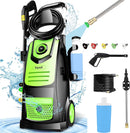 Suyncll Electric Pressure Washer, 2.7GPM 2000W High Power Washer SY0008 - Green - Like New
