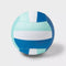 SUN SQUAD HYDRO VOLLEYBALL WATER BALL - WHITE,TEAL,DARK BLUE STRIPES - Like New