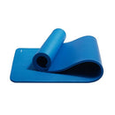 Amazon Basics 1/2" Yoga Mat with Carrying Strap 74"x24"x0.5", Non-Slip, Blue - Brand New