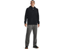 1300123 UNDER ARMOUR MEN'S HUSTLE FLEECE HOODIE BLACK SIZE XL - Brand New