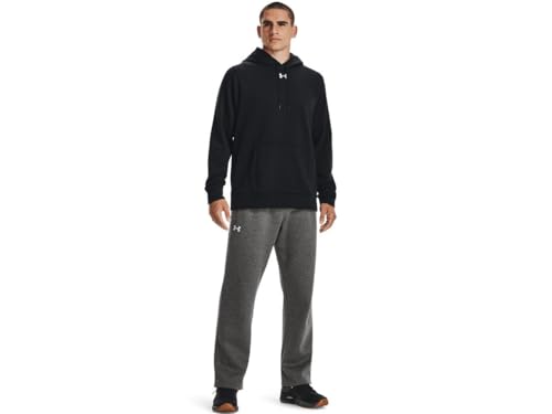 1300123 UNDER ARMOUR MEN'S HUSTLE FLEECE HOODIE BLACK SIZE XL - Brand New