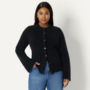 Amazon Essentials Women's Regular Fit Long Sleeve Cardigan, Black, XS - Brand New