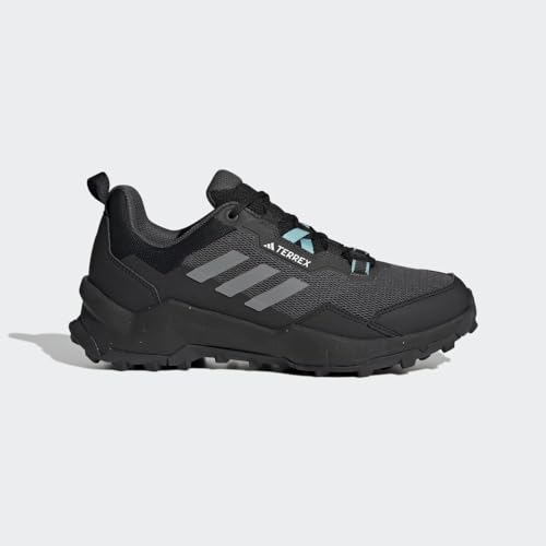 ADIDAS WOMEN'S TERREX AX4 SNEAKER - SIZE: WOMEN 8.5 - BLACK/GRAY/MINT - Like New