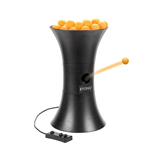IPONG ORIGINAL TABLE TENNIS TRAINER ROBOT,BLACK, ORANGE - BLACK AND ORANGE - Like New