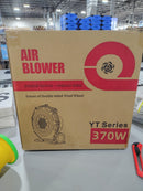 GONFLABLE AIR BLOWER, 370W BOUNCE HOUSE BLOWER, PORTABLE PUMP FAN - YELLOW/GREEN - Like New