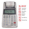 SHARP HANDHELD PORTABLE CORDLESS 12 DIGIT LARGE LCD DISPLAY EL-1611V - WHITE - Like New