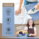 STO Ironing Board Full Size 48" x 15" with Iron Holder, 7 Height Options - Like New