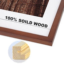 HOMESEVEN A3 Solid Wood Black Poster Frame High Definition Plexiglass - Black - Brand New