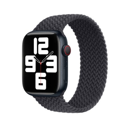 APPLE WATCH BRAIDED SOLO LOOP 45MM - MIDNIGHT, MPD23AM/A - SIZE 7 - Like New
