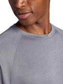 Gaiam Men's Flow State Long Sleeve Crewneck Top, Size L, Sleet - Brand New