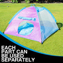 Unicorn Kids Play Tent with Tunnel 3-in-1 Playhut X-Large (Pink and Blue) - Brand New