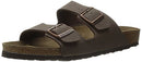 BIRKENSTOCK ARIZONA UNISEX SANDALS MEN 12 WOMEN 14 MOCHA Like New