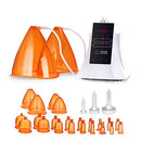 UNOSETION BBL Vacuum Therapy Machine L-Size Cups Vacuum Cupping 24 Orange Cups - Like New