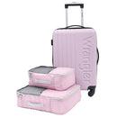 WRANGLER LUGGAGE SET 20" CARRY-ON 2 ADDITIONAL PACKING CUBES - LILAC - 520 Like New