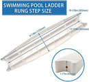 18" Universal Heavy-Duty Molded Plastic Swimming Pool Ladder - Brand New