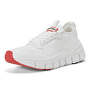 HUNTER WOMENS IRENA SHOES - SIZE: WOMEN 7 (AU/UK W5) (EU W38) - WHITE/RED - Brand New