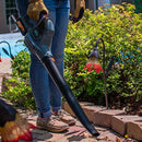 SCOTTS CORDLESS LEAF BLOWER, 24-VOL PAS, 130 MPH, MODEL LB21024S - BLACK/GRAY - Like New