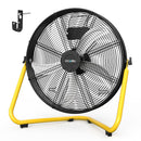 CCGIRU 20" HIGH VELOCITY FLOOR FAN 5500 CFM 3-SPEED, - Scratch & Dent