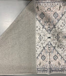 KATHY IRELAND HOME SOFT BRUSHED FLANNEL 30"×72" RUNNERS RUG WITH LATEX BACK - Like New