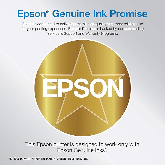 Epson Workforce Pro WF-7840 Wireless All-in-One Wide-Format Printer 4.3" - BLACK Like New