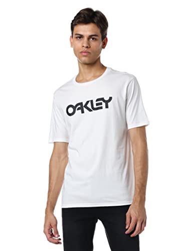 OAKLEY MARK II TEE SHIRT FOR MEN SIZE LARGE 457133 WHT/BLK New