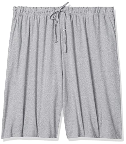 ESSENTIALS BY SEVEN APPAREL MEN SOLID COTTON KNIT SHORTS SIZE XL - GRAY - Brand New
